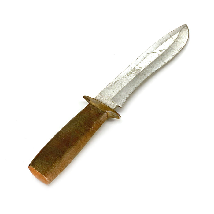 1800s Leather Wrapped Style Rigid Plastic Bowie Knife Replica - Rigid Plastic