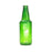 SMASHProps Breakaway Craft Beer Bottle Prop - DARK GREEN translucent - Dark Green Translucent