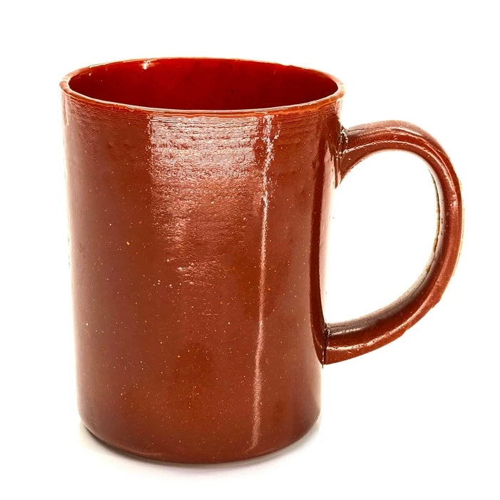 SMASHProps Breakaway Mug & Saucer Set - AMBER BROWN opaque - Amber Brown,Opaque