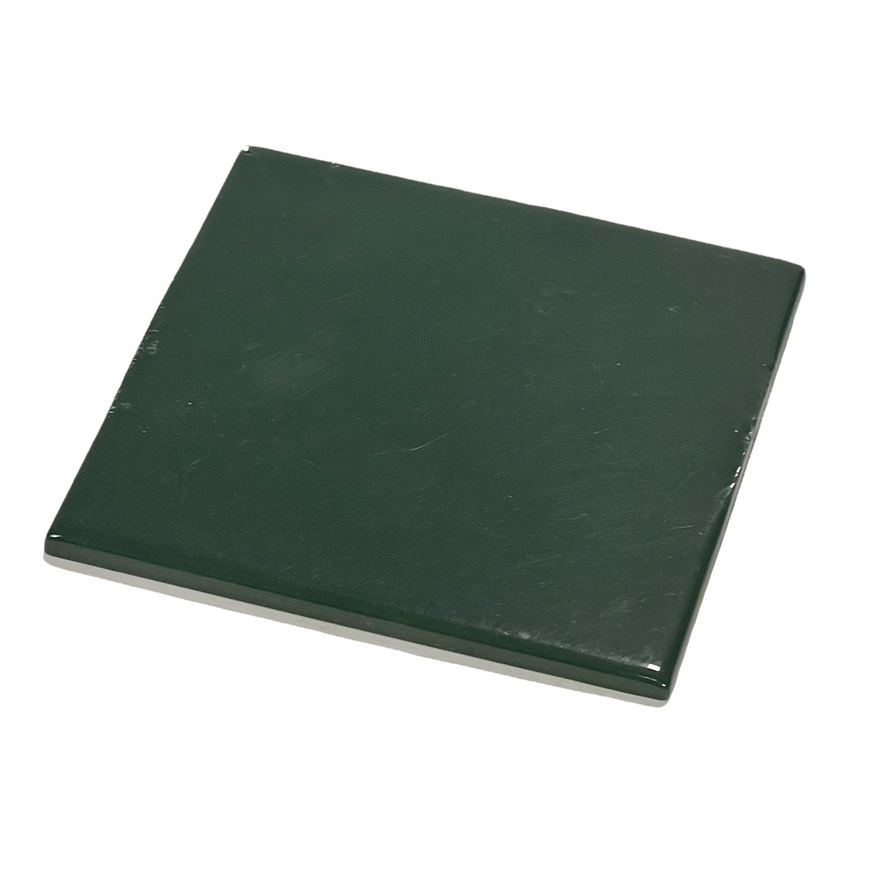 SMASHProps Breakaway Glass or Ceramic Tile Prop 4 Inch x 4 Inch - DARK GREEN Opaque - Dark Green,Opaque