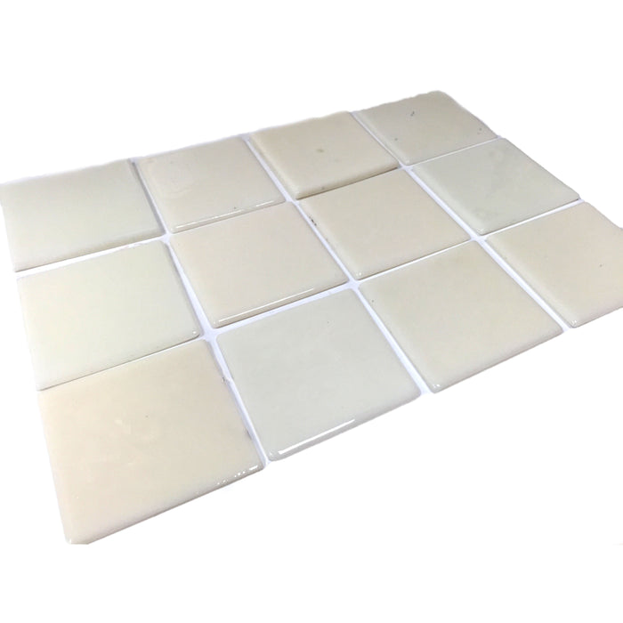 SMASHProps Breakaway Glass or Ceramic Tile Prop 4.25 Inch x 4.25 Inch - WHITE - White,Opaque