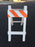 Balsa Wood Crash-able Traffic Barricade Stunt Prop - ORANGE / WHITE - White with Orange Stripes