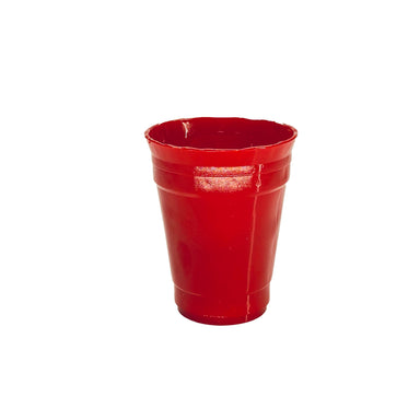 SMASHProps Breakaway Party Pint Glass Prop - RED opaque - Red,Opaque