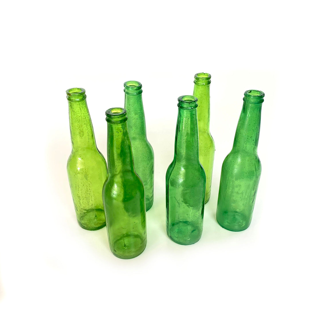 NewRuleFX SMASHProps Breakaway Beer Bottle Prop VALUE 6 Pack - DARK GREEN translucent - Dark Green Translucent