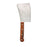 Extra Large Foam Rubber Butcher's Cleaver - NEW - Silver Blade with Brown Handle