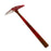 Foam Rubber Hand Pick Axe Stunt Prop - Silver Head Bloody - Bloodied Silver Head with Aged Handle