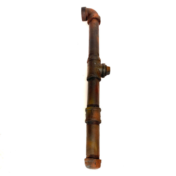 Foam Rubber Metal Pipe with Fittings Action Stunt - Rusty - Rusty