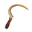 Foam Rubber Hand Sickle - RUSTY - Rusty Head with Aged Handle