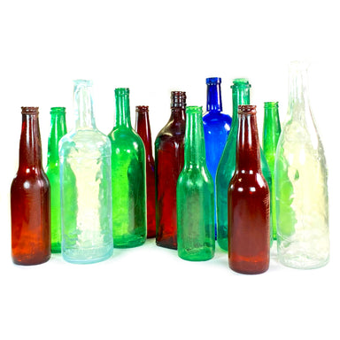 SMASHProps 12 Piece Sample Pack of Breakaway Bottle Props - Size / Color Variety