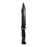 Serrated Spine Combat Rambo Style Poly Training Knife with 8.25 Inch Clip Point Blade Prop
