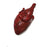 Bloody Hand-Painted Heart Flexible Foam Rubber Special Effects Life-Sized Prop