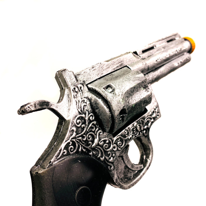 Lightweight Rubber Inert Antique Revolver Replica Prop