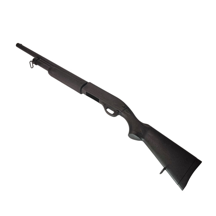 Solid Plastic 38 Inch Full Length Inert Shotgun with Removable Magazine- Set Safe Prop