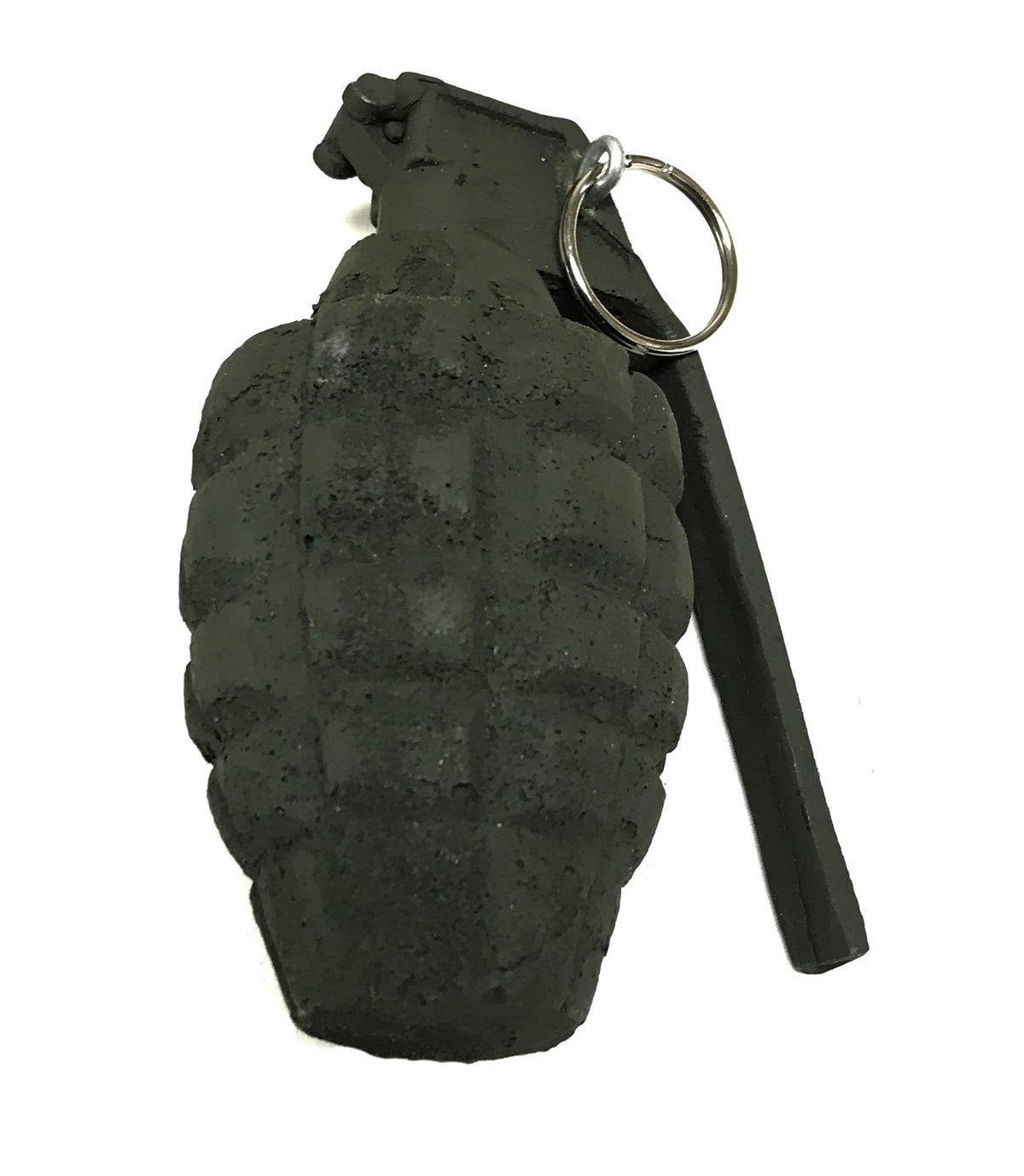 Foam Rubber Pineapple Hand Grenade Inert Prop with Metal Ring and