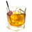 Old Fashioned Whiskey Fake Drink Static Prop