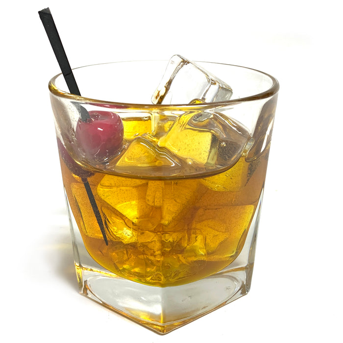 Old Fashioned Whiskey Fake Drink Static Prop