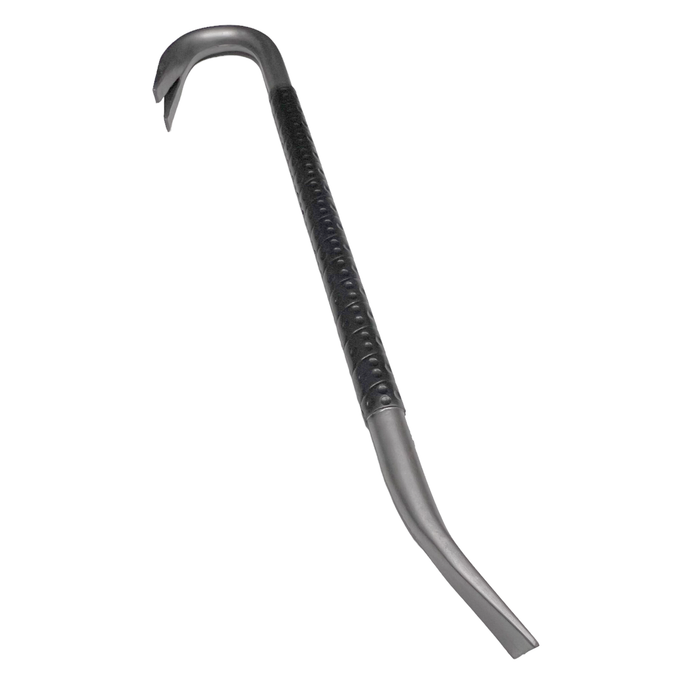 26.5 Inch Bulky Foam Rubber Crowbar Silver and Black Prop